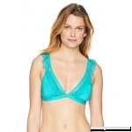 Laundry by Shelli Segal Women's Scallop Lace Bikini Top Swimsuit Turquoise Stone B07B9VB23Q